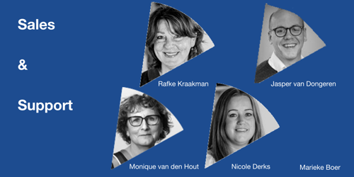 Sales & Support 5 medewerkers